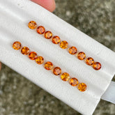 4.70 Carats Citrine Lot Round Cut